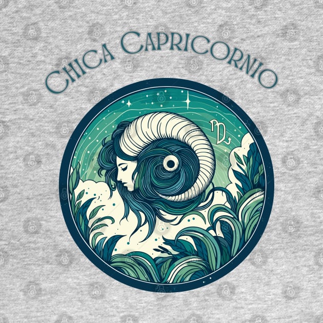 "Capricorn Spanish Celestial Symphony"- Zodiac Horoscope Star Signs by stickercuffs